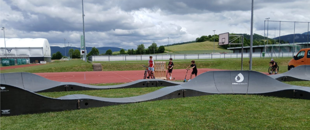 Pumptrack mobile jura courtételle
